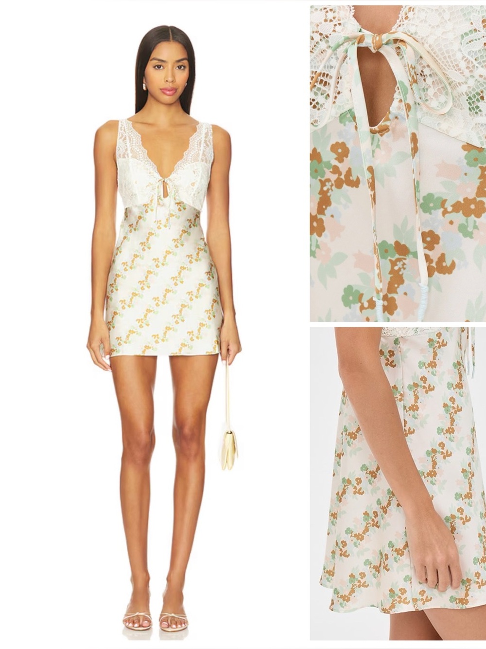 𝓯𝓹 Free People ~ Countryside Printed Mini Dress